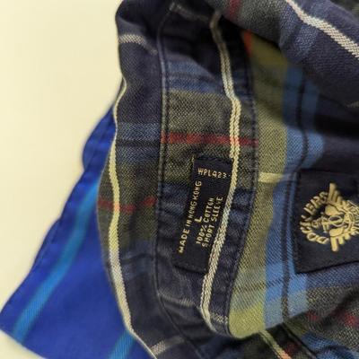 Men's Casual Short/Long Sleeve Shirts Size M/L