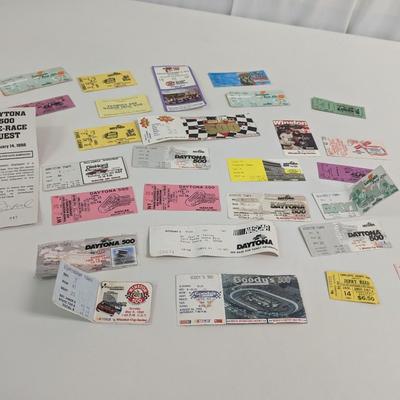 NASCAR Racing Ticket Stubs