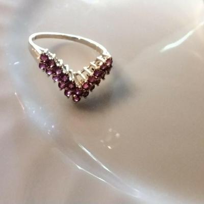Stunning 1930s Art Deco 14 kyg Ruby Ring Unique One of a Kind sz 6.5
