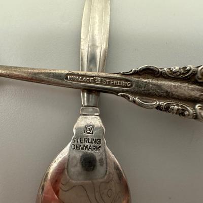 Assorted Sterling Silver Salt Serving Spoons