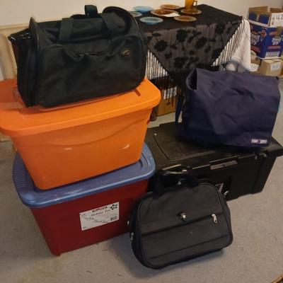 STORAGE TOTES AND DUFFLE BAGS