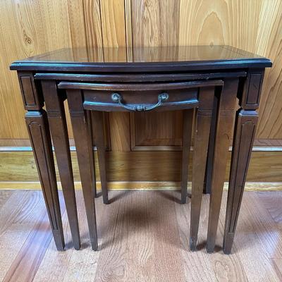 Mahogany Nesting Tables - Set of (3)