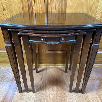 Mahogany Nesting Tables - Set of (3)