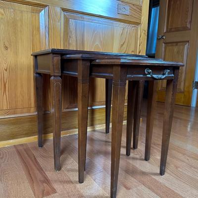 Mahogany Nesting Tables - Set of (3)