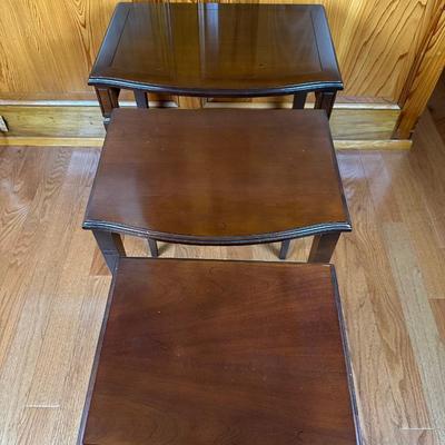 Mahogany Nesting Tables - Set of (3)