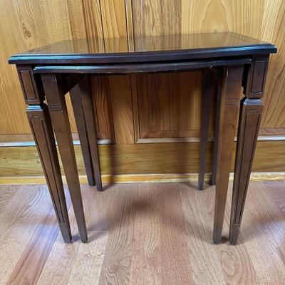 Mahogany Nesting Tables - Set of (3)