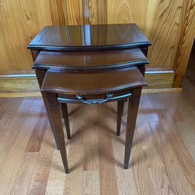 Mahogany Nesting Tables - Set of (3)
