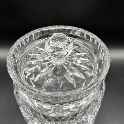 WATERFORD Lismore Cut Crystal Biscuit Jar
