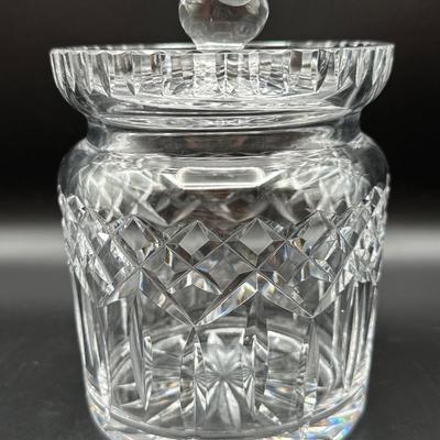 WATERFORD Lismore Cut Crystal Biscuit Jar