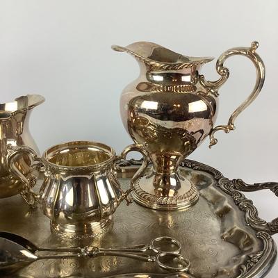 261 Three Silver Plated Pitchers