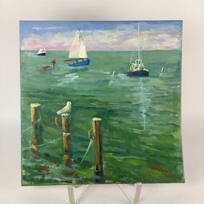 264 Kathie Rogers "Heading Home" Original Painting