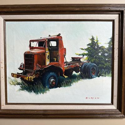Original Painting “Abandoned” by Bill C. Ray, 1980