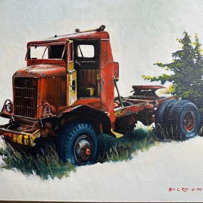 Original Painting “Abandoned” by Bill C. Ray, 1980