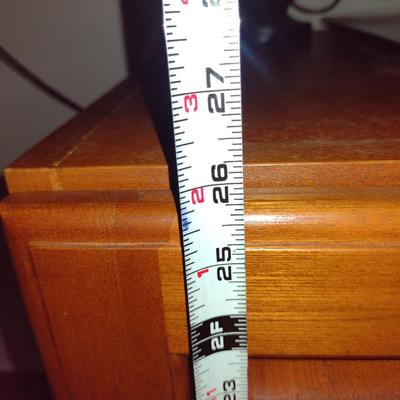 Wooden Media Stand/Storage Cabinet (No Contents)