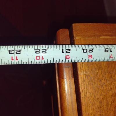 Wooden Media Stand/Storage Cabinet (No Contents)