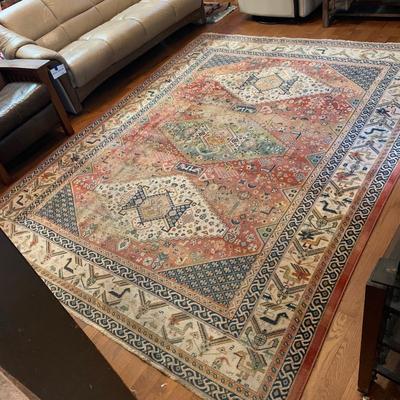 100% Wool Tapisift Carpette French Area Rug (LR-HS)