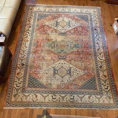 100% Wool Tapisift Carpette French Area Rug (LR-HS)