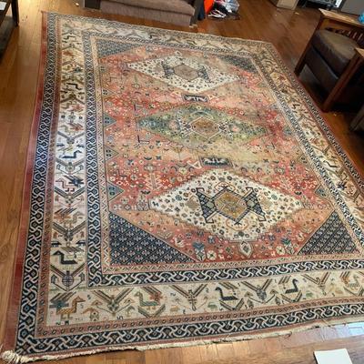 100% Wool Tapisift Carpette French Area Rug (LR-HS)