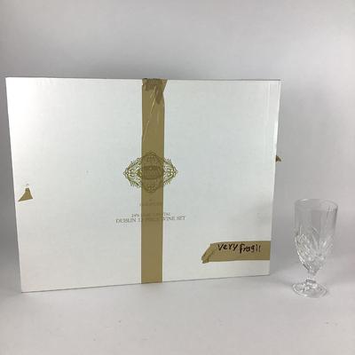 285 Dublin 24% Lead Crystal Wine Glass Set qty 11