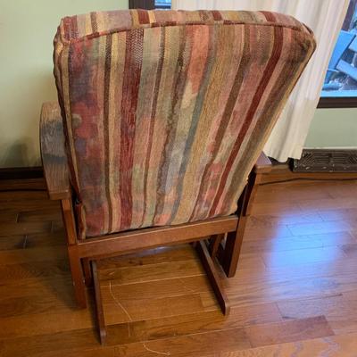 Dutalier Mission Style Glider Rocking Chair (LR-HS)