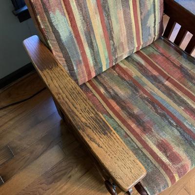 Dutalier Mission Style Glider Rocking Chair (LR-HS)