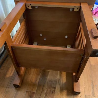 Two Mission Style Side Tables (LR-HS)