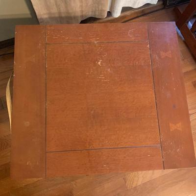 Two Mission Style Side Tables (LR-HS)
