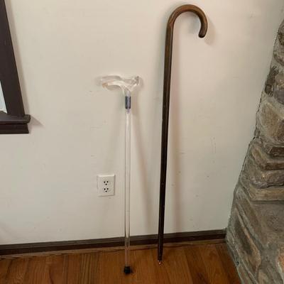 Collection of Canes & Walking Sticks with Ceramic Umbrella Stand (LR-HS)