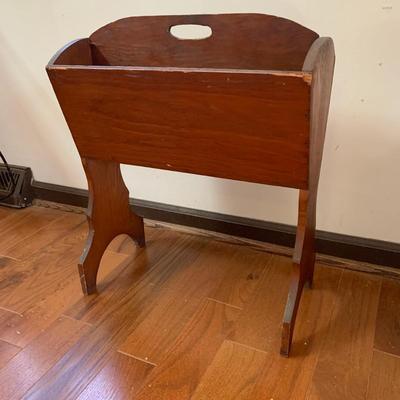 Magazine Rack and Two-Tiered Side Table (LR-HS)