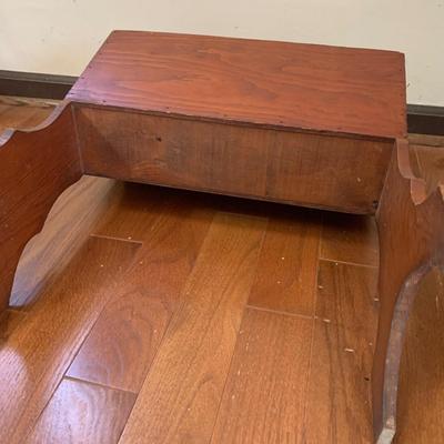 Magazine Rack and Two-Tiered Side Table (LR-HS)