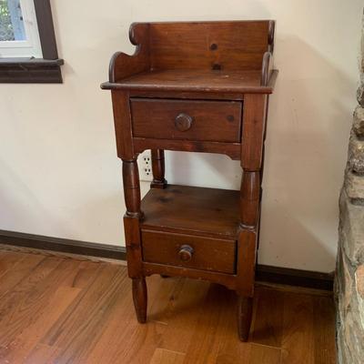 Magazine Rack and Two-Tiered Side Table (LR-HS)