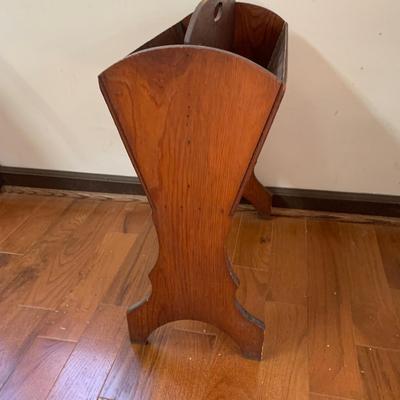 Magazine Rack and Two-Tiered Side Table (LR-HS)