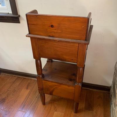 Magazine Rack and Two-Tiered Side Table (LR-HS)