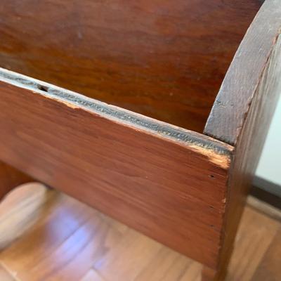Magazine Rack and Two-Tiered Side Table (LR-HS)