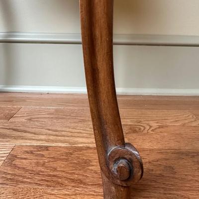 Vintage French Louis XV Style Marble Top Nightstand Cabinet