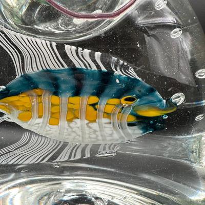 Blown Glass “Fish Bag”