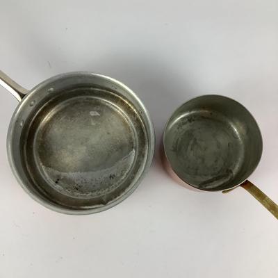 295 Two Copper Pots