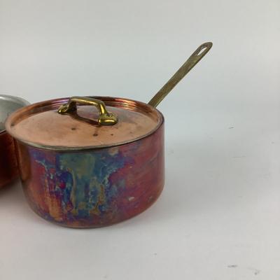295 Two Copper Pots