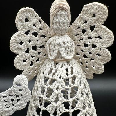 Crochet & Starched Angel Ornaments