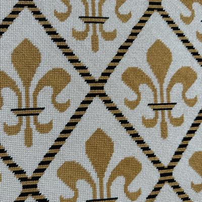 Framed Fleur De Lis Embroidery