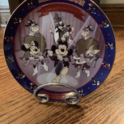 Vintage Disney, Mickey and Minnie collector plate