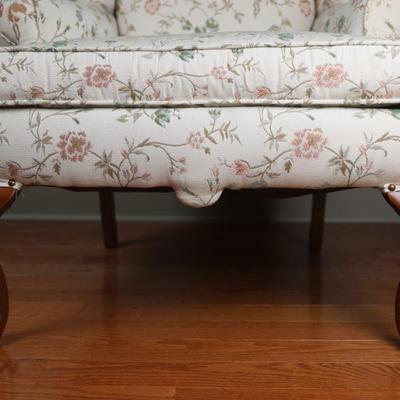 Pair of Queen Anne Style Wingback Chairs