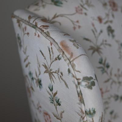 Pair of Queen Anne Style Wingback Chairs