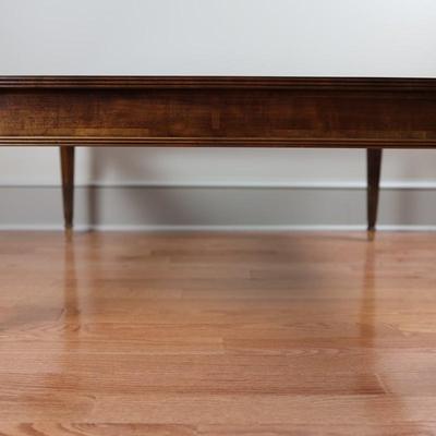 Solid Wood and Glass Coffee Table