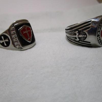 2 rings - one is size 14, one is size 13-1/2
