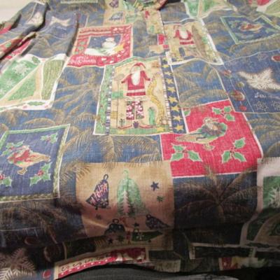 Vintage Reyn Spooner pullover Hawaiian shirt, limited edition, Christmas design