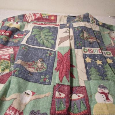 Vintage Reyn Spooner pullover Hawaiian shirt, limited edition, Christmas design for 2001