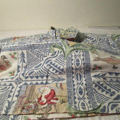 Vintage Reyn Spooner pullover Hawaiian shirt, limited edition, Christmas design 