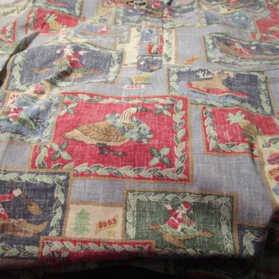 Vintage Reyn Spooner pullover Hawaiian shirt, limited edition, Christmas design 2003