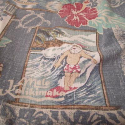 Vintage Reyn Spooner button-down Hawaiian shirt, limited edition, Christmas design